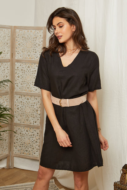 Robe manches courtes