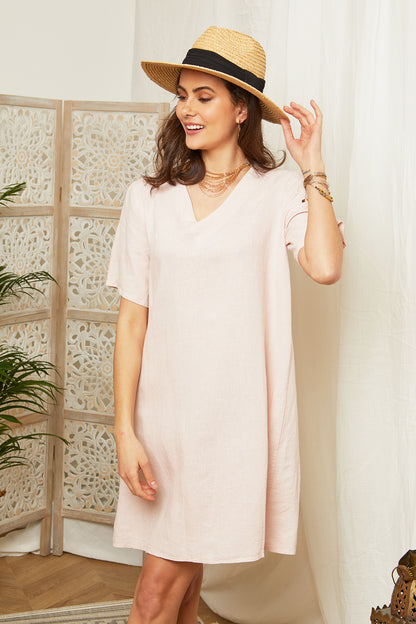 Robe manches courtes