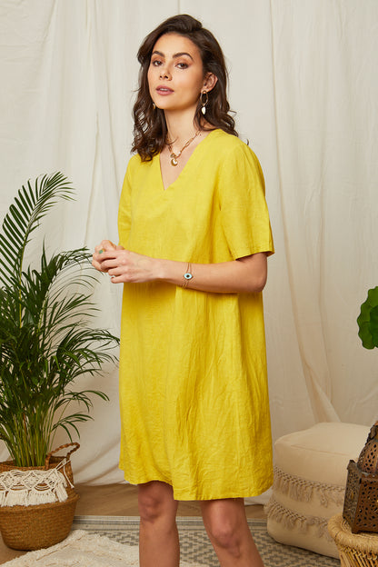 Robe manches courtes