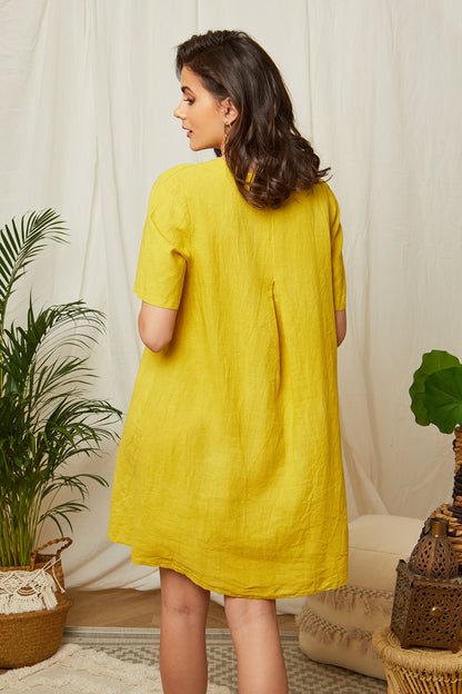 Robe manches courtes