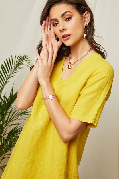 Robe manches courtes