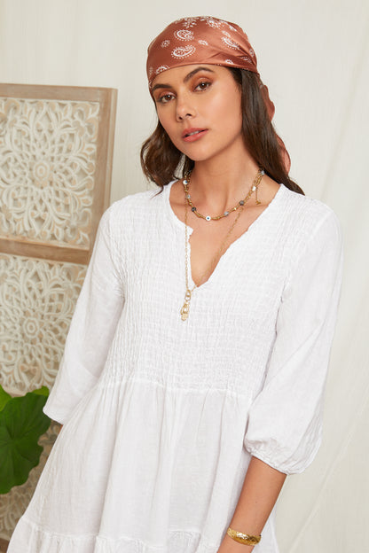 Robe courte avec manches 3/4 99998